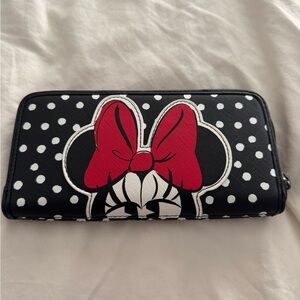 Loungefly Disney Minnie Mouse Black and Red Polka Dot Wallet